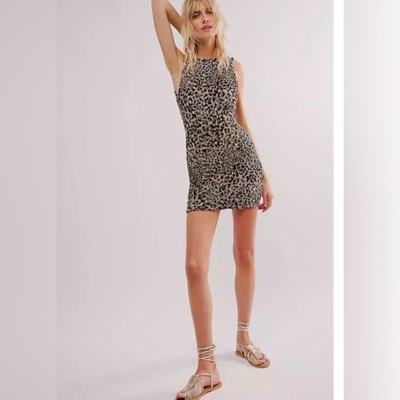 Free People Women's Black Marigold Mini Dress Size Small - Picture 5 of 11